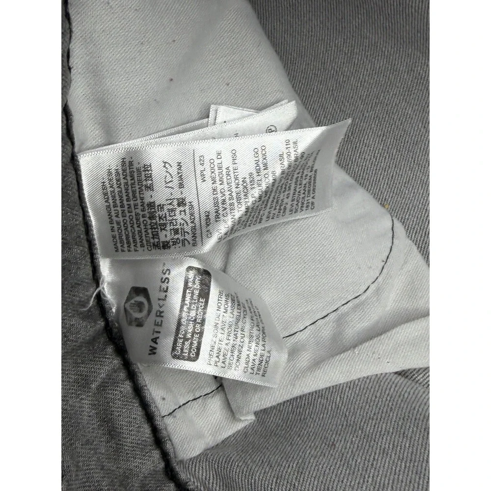 Levi's  514 Jeans Mens 42x32 Gray Straight Fit Denim Gray